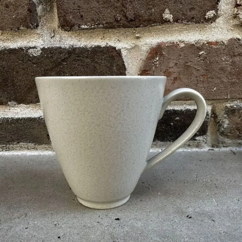 Crate & Barrel | DESIGN HOUSE Stockholm~Pearl White Stoneware Coffee mug tea cup